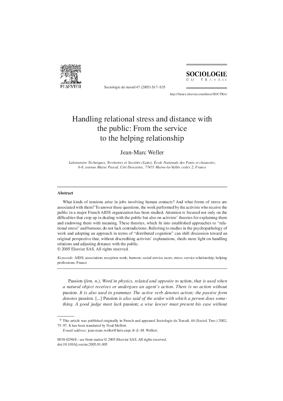 Handling relational stress and distance with the public: From the service to the helping relationship