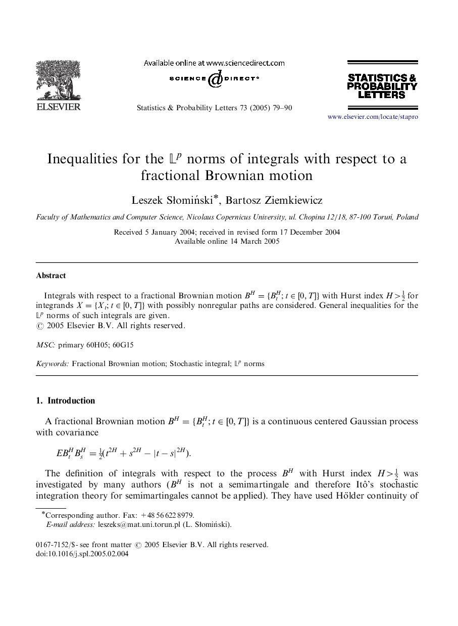 Inequalities for the Lp norms of integrals with respect to a fractional Brownian motion