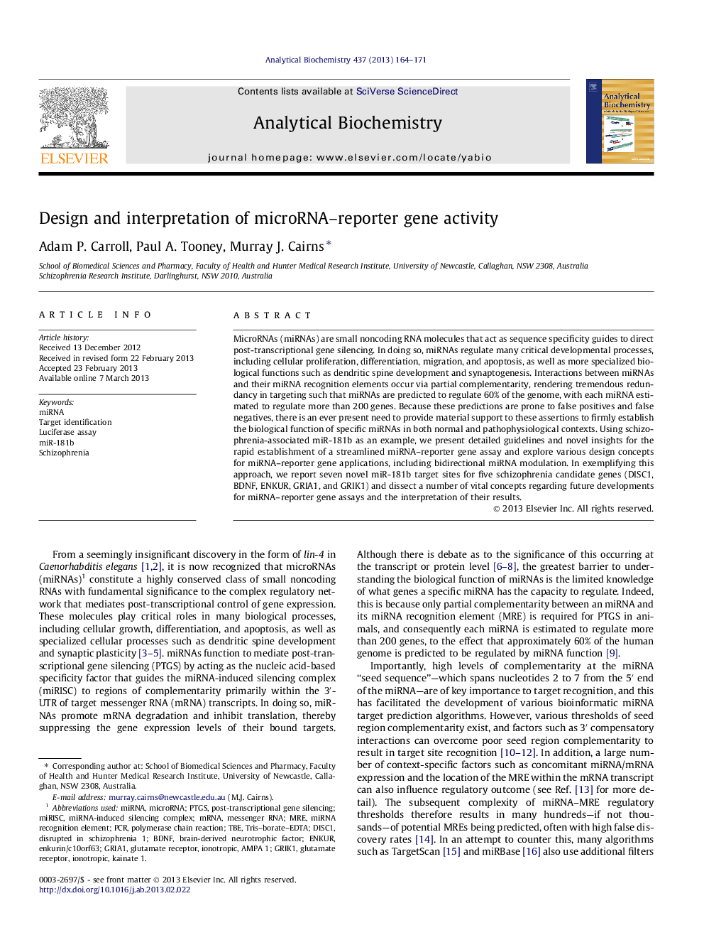 Design and interpretation of microRNA-reporter gene activity