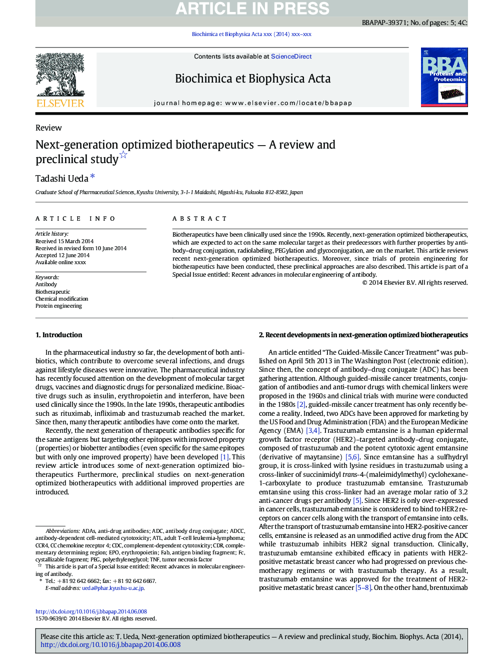 Next-generation optimized biotherapeutics - A review and preclinical study