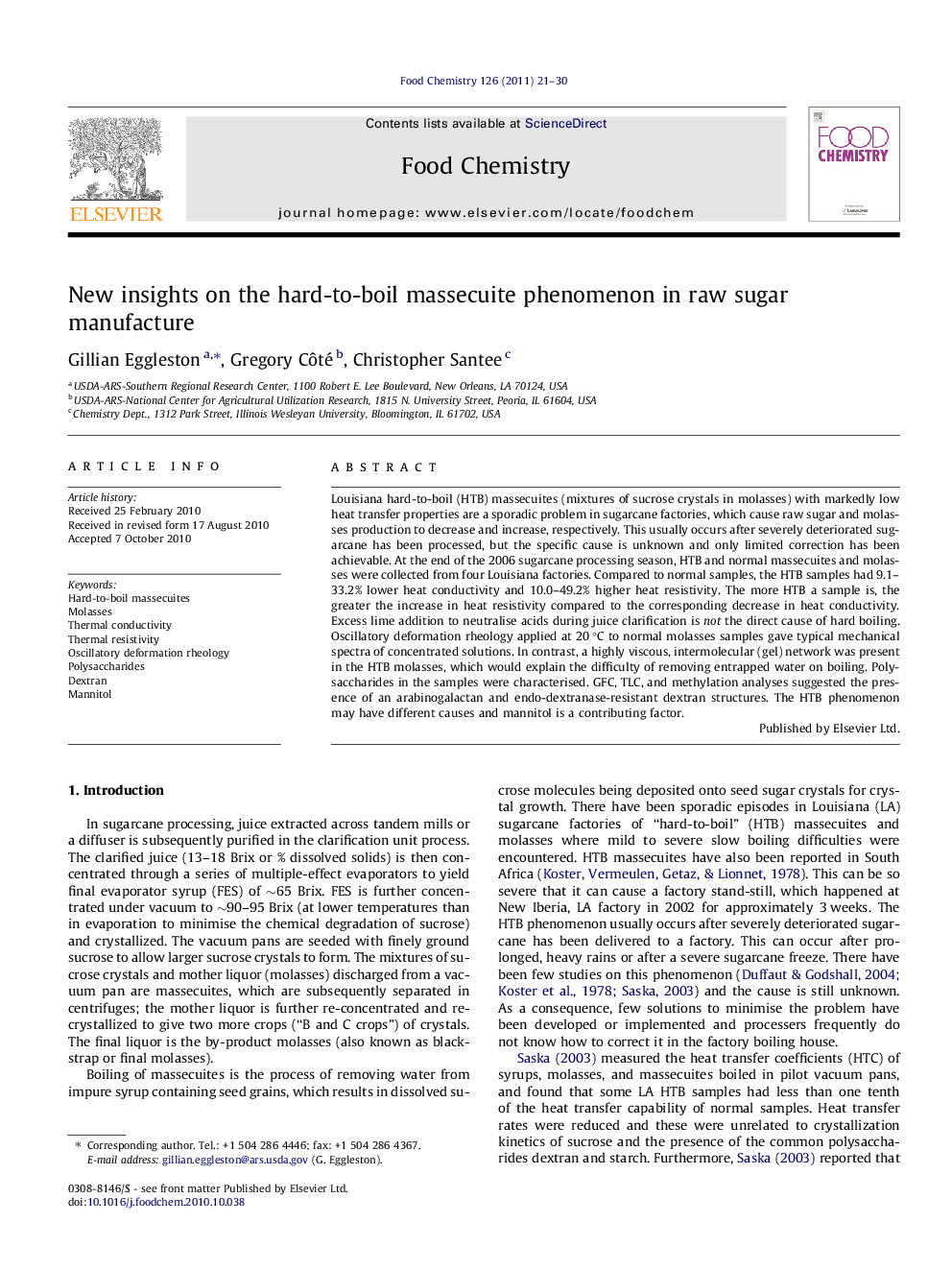 New insights on the hard-to-boil massecuite phenomenon in raw sugar manufacture