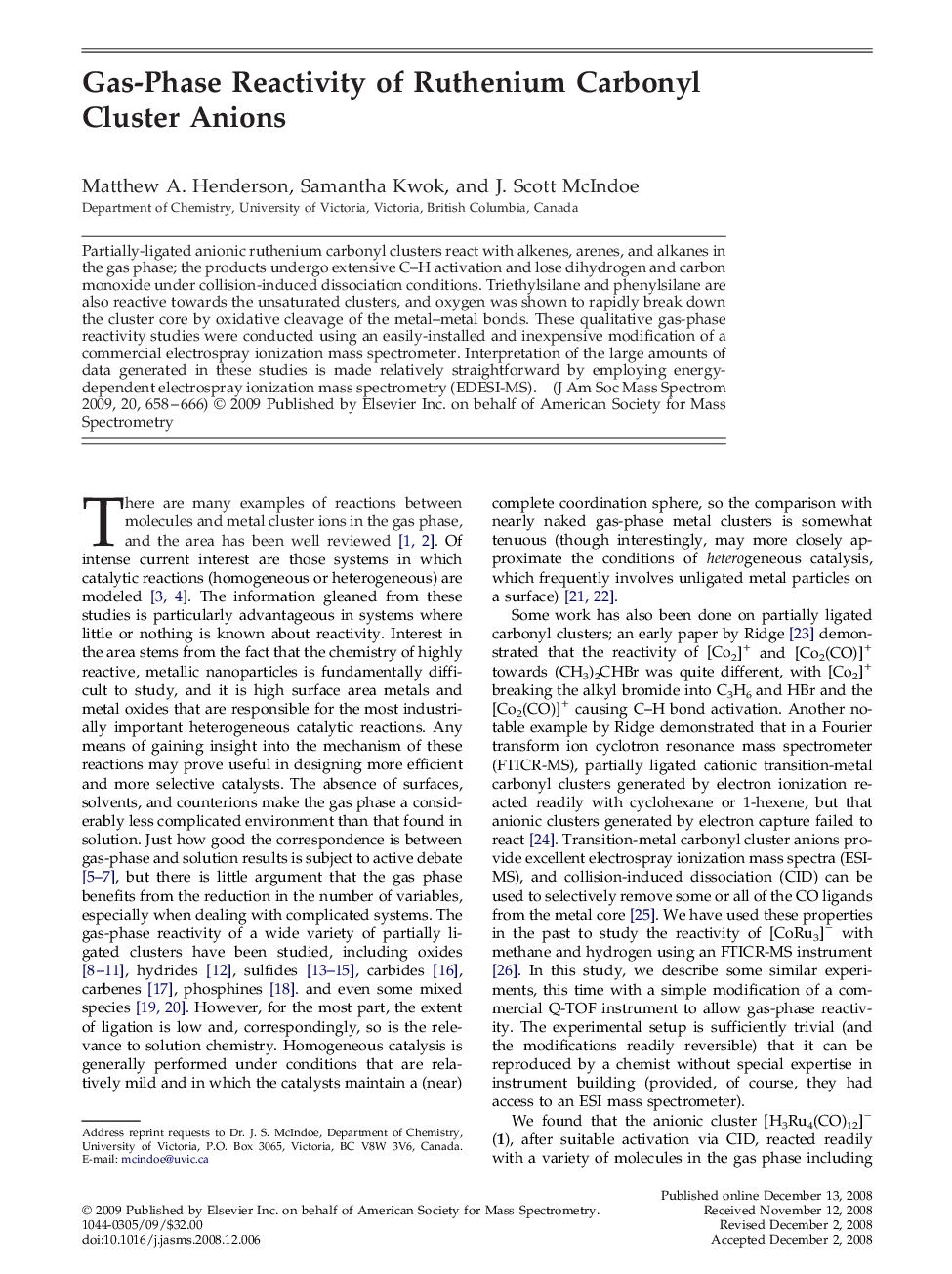 Gas-Phase Reactivity of Ruthenium Carbonyl Cluster Anions