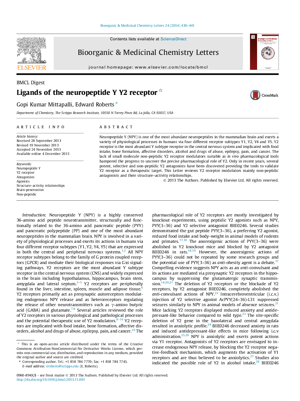 Ligands of the neuropeptide Y Y2 receptor