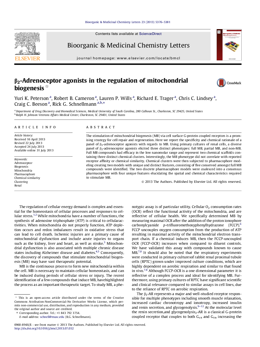 Î²2-Adrenoceptor agonists in the regulation of mitochondrial biogenesis