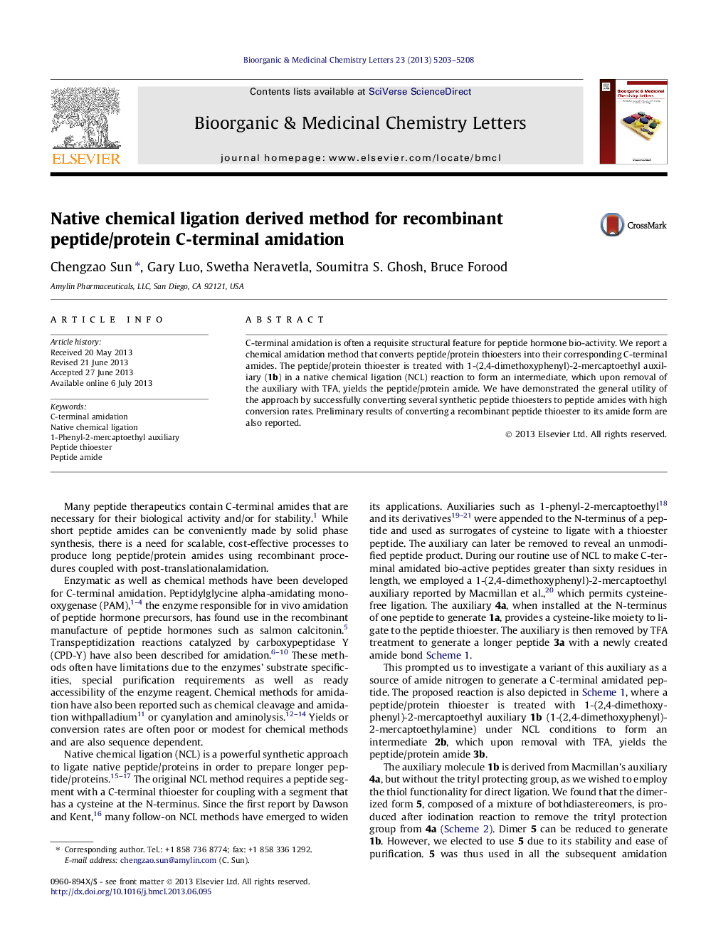 Native chemical ligation derived method for recombinant peptide/protein C-terminal amidation