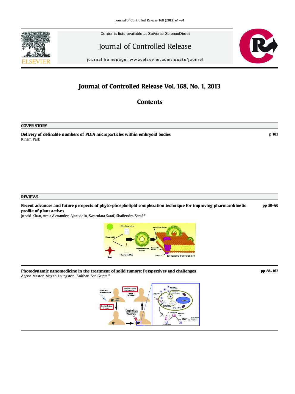 Graphical Abstracts Contents Listing