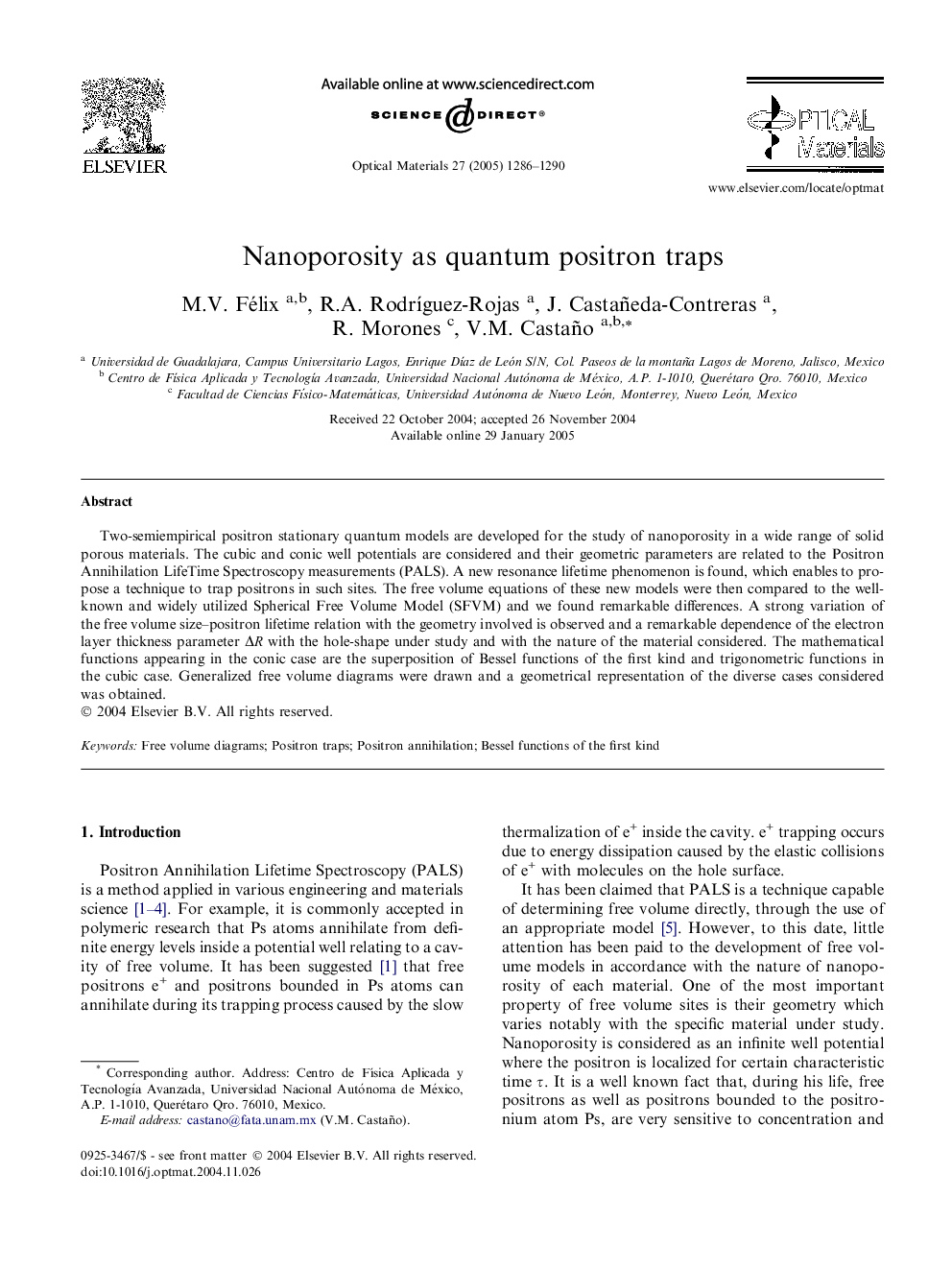 Nanoporosity as quantum positron traps