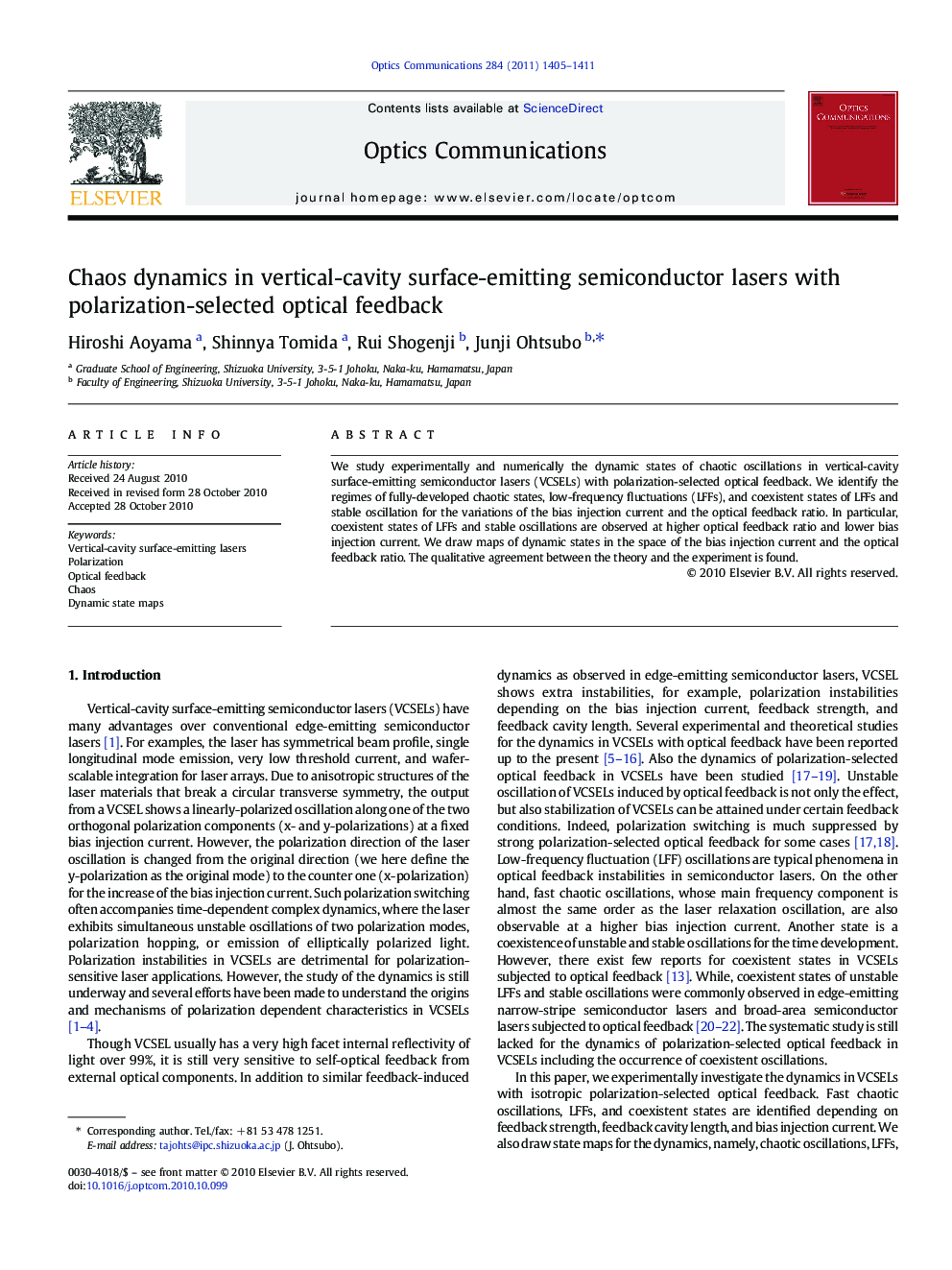 Chaos dynamics in vertical-cavity surface-emitting semiconductor lasers with polarization-selected optical feedback