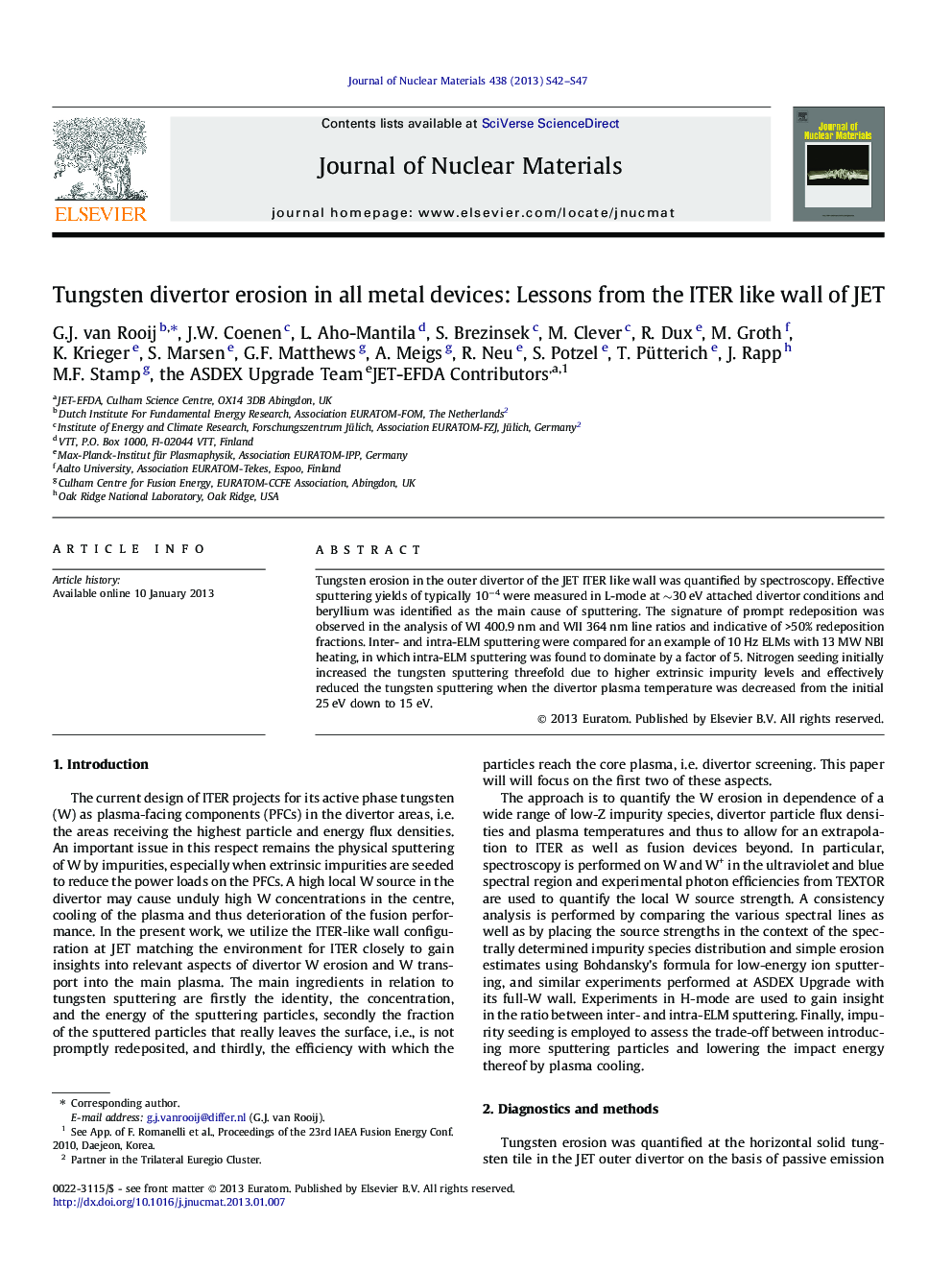 Tungsten divertor erosion in all metal devices: Lessons from the ITER like wall of JET
