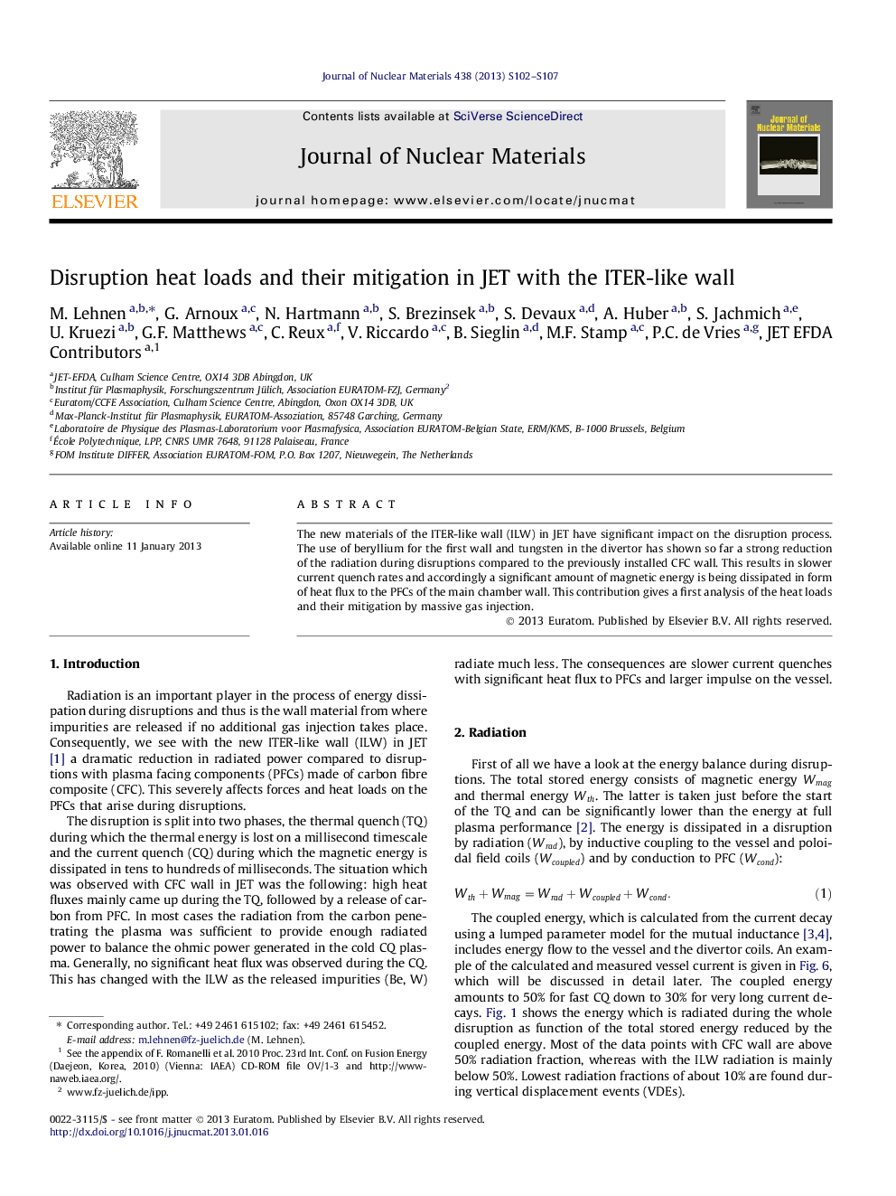 Disruption heat loads and their mitigation in JET with the ITER-like wall