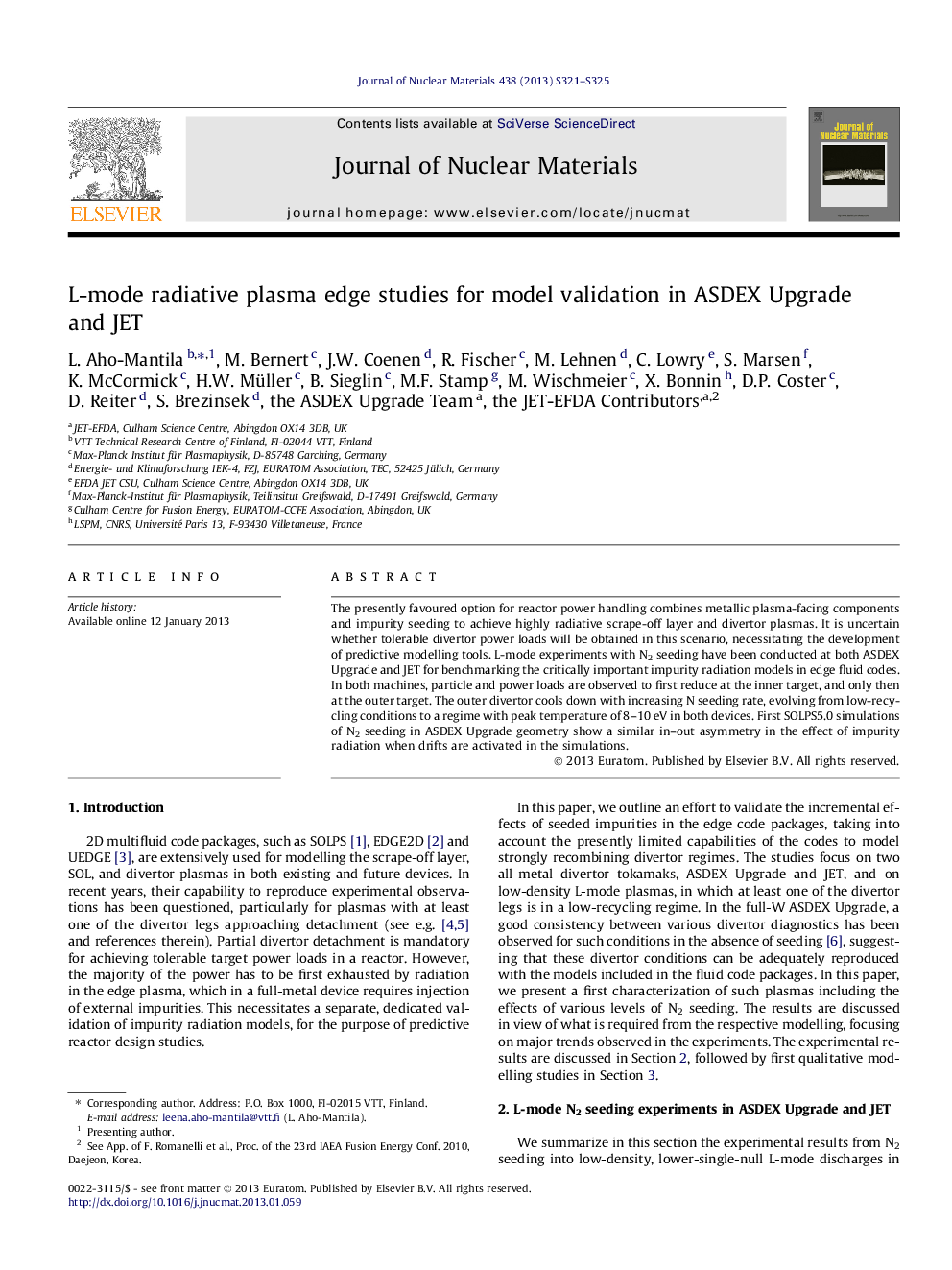 L-mode radiative plasma edge studies for model validation in ASDEX Upgrade and JET
