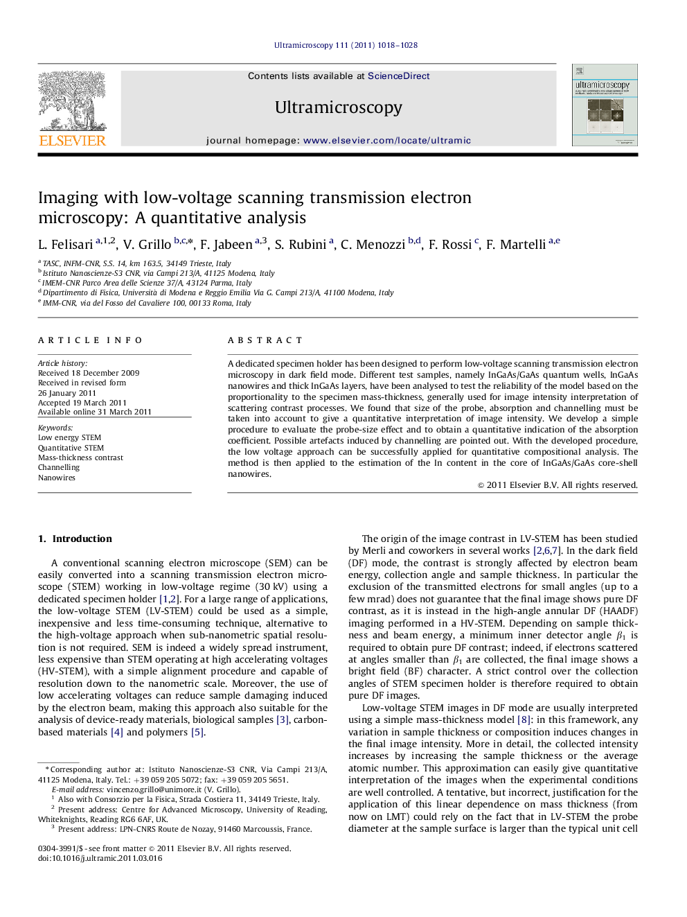 Imaging with low-voltage scanning transmission electron microscopy: A quantitative analysis