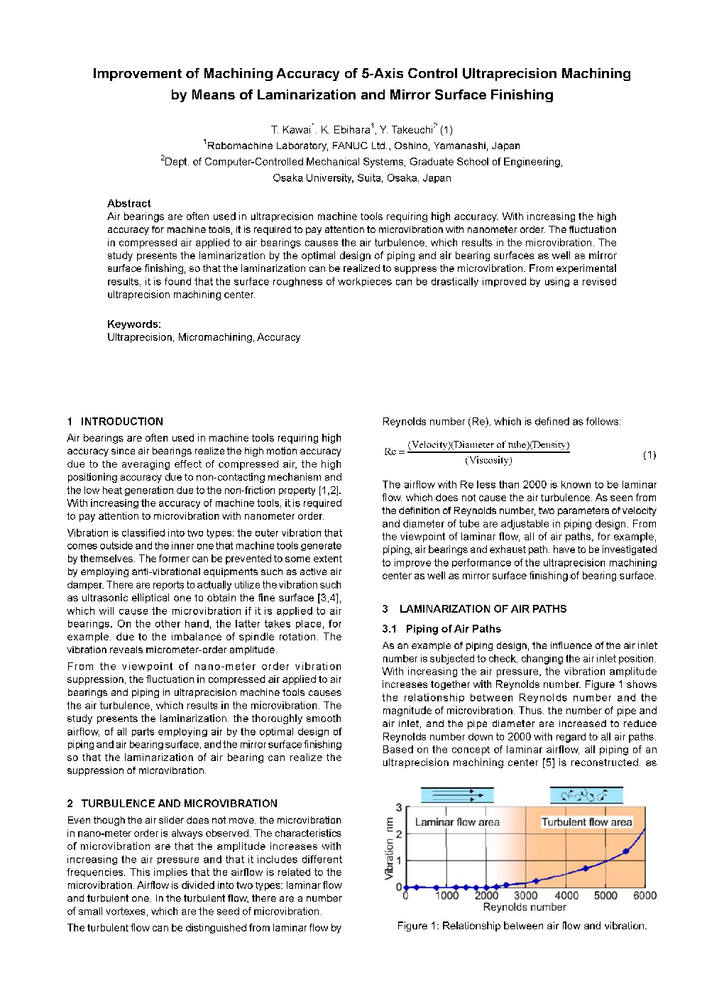 Improvement of Machining Accuracy of 5-Axis Control Ultraprecision Machining by Means of Laminarization and Mirror Surface Finishing