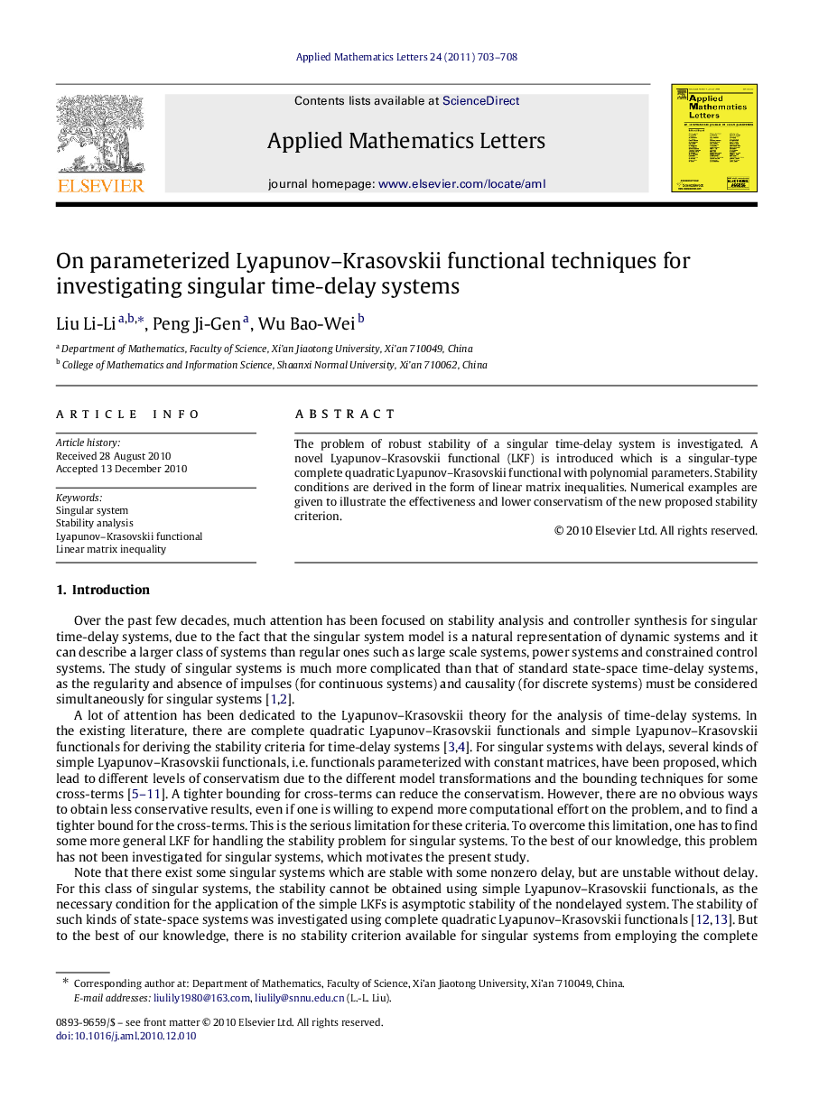 On parameterized Lyapunov-Krasovskii functional techniques for investigating singular time-delay systems