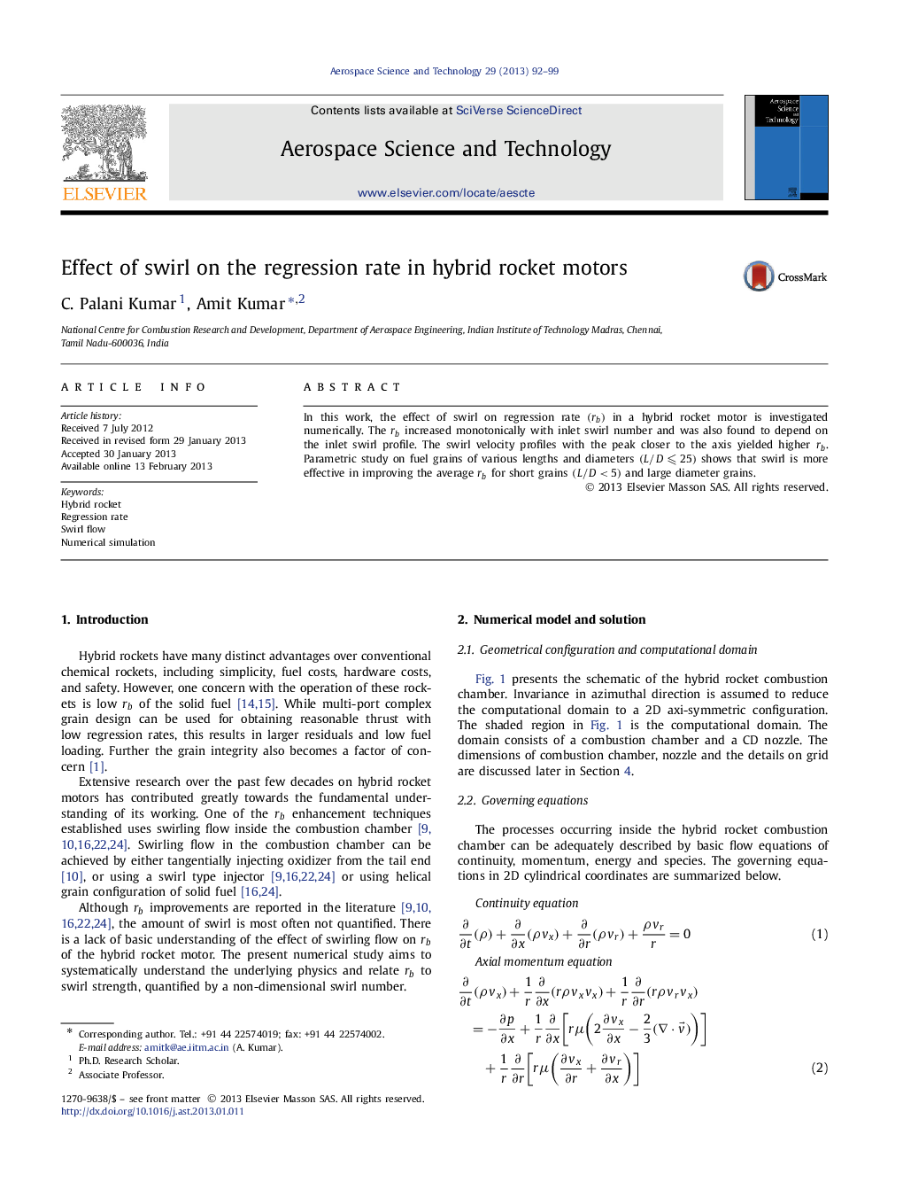 Effect of swirl on the regression rate in hybrid rocket motors