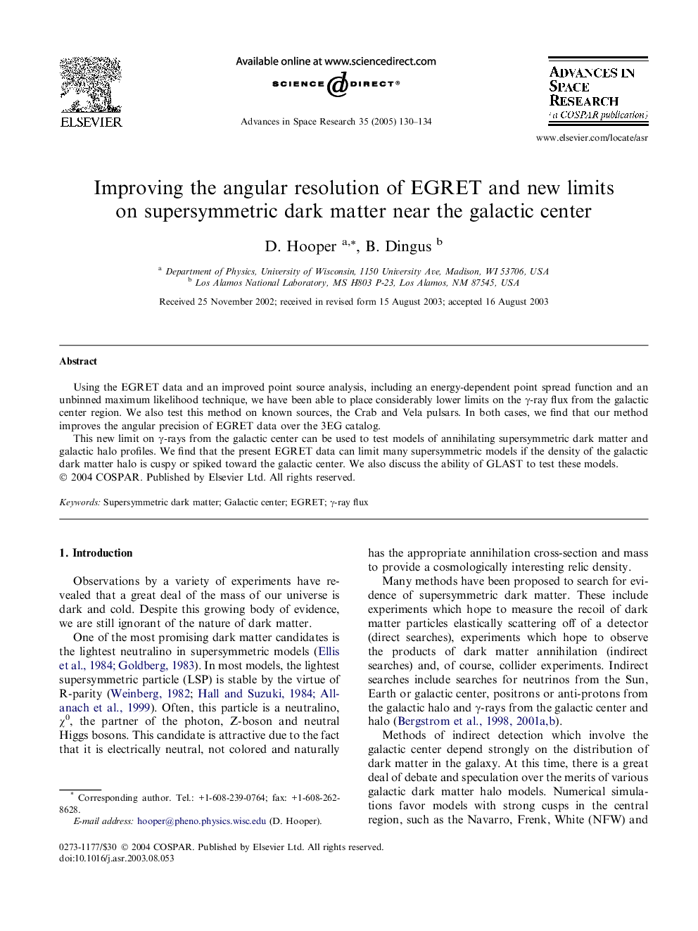 Improving the angular resolution of EGRET and new limits on supersymmetric dark matter near the galactic center