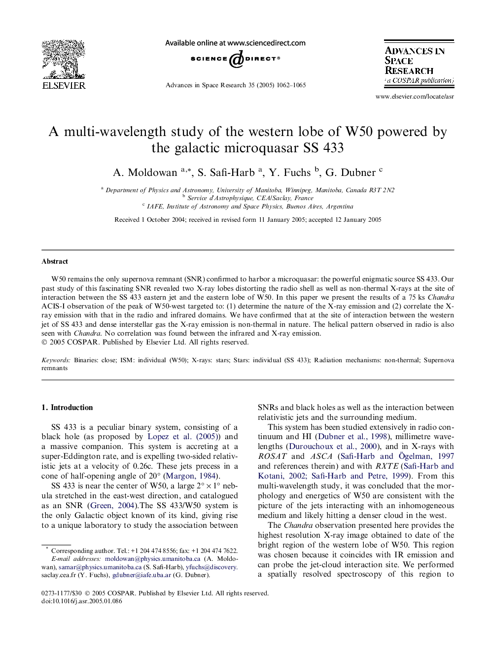 A multi-wavelength study of the western lobe of W50 powered by the galactic microquasar SS 433