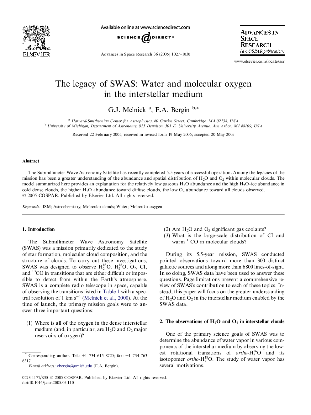 The legacy of SWAS: Water and molecular oxygen in the interstellar medium