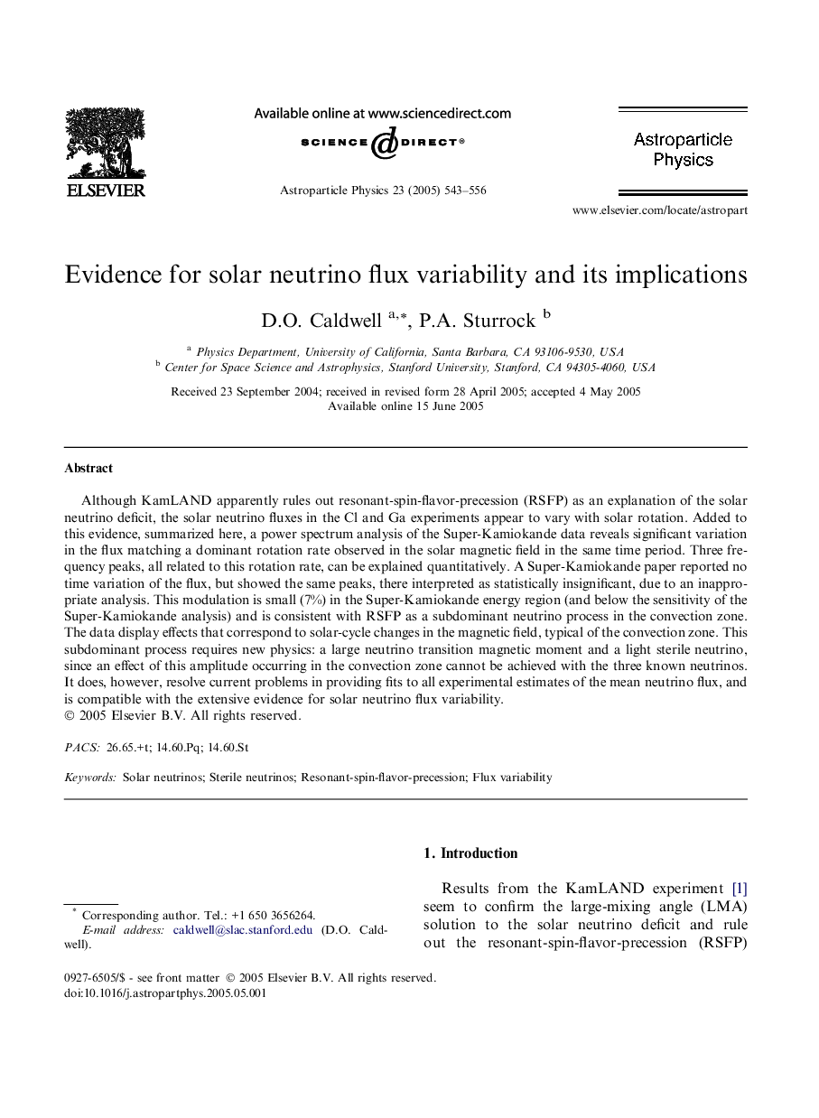 Evidence for solar neutrino flux variability and its implications