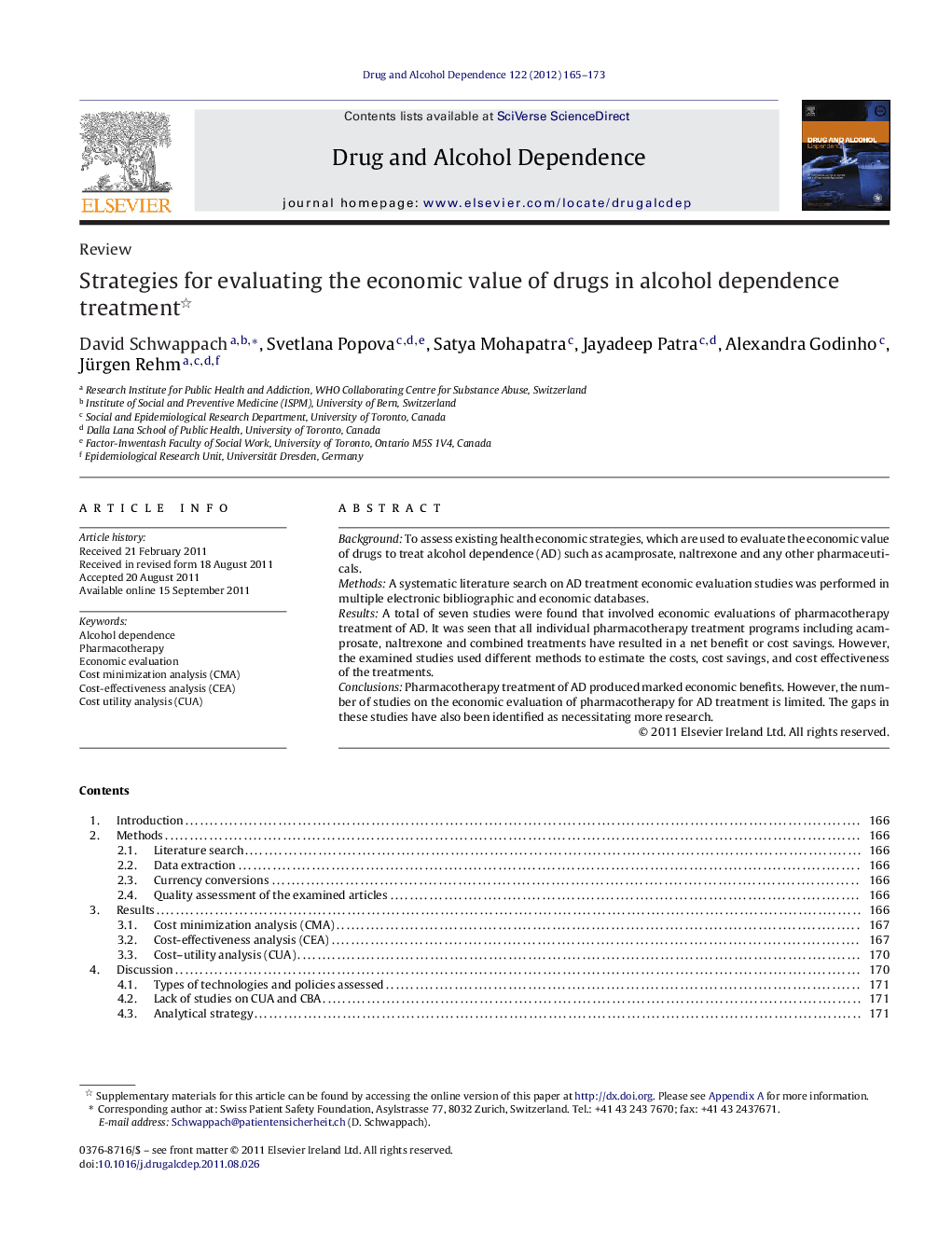 Strategies for evaluating the economic value of drugs in alcohol dependence treatment 