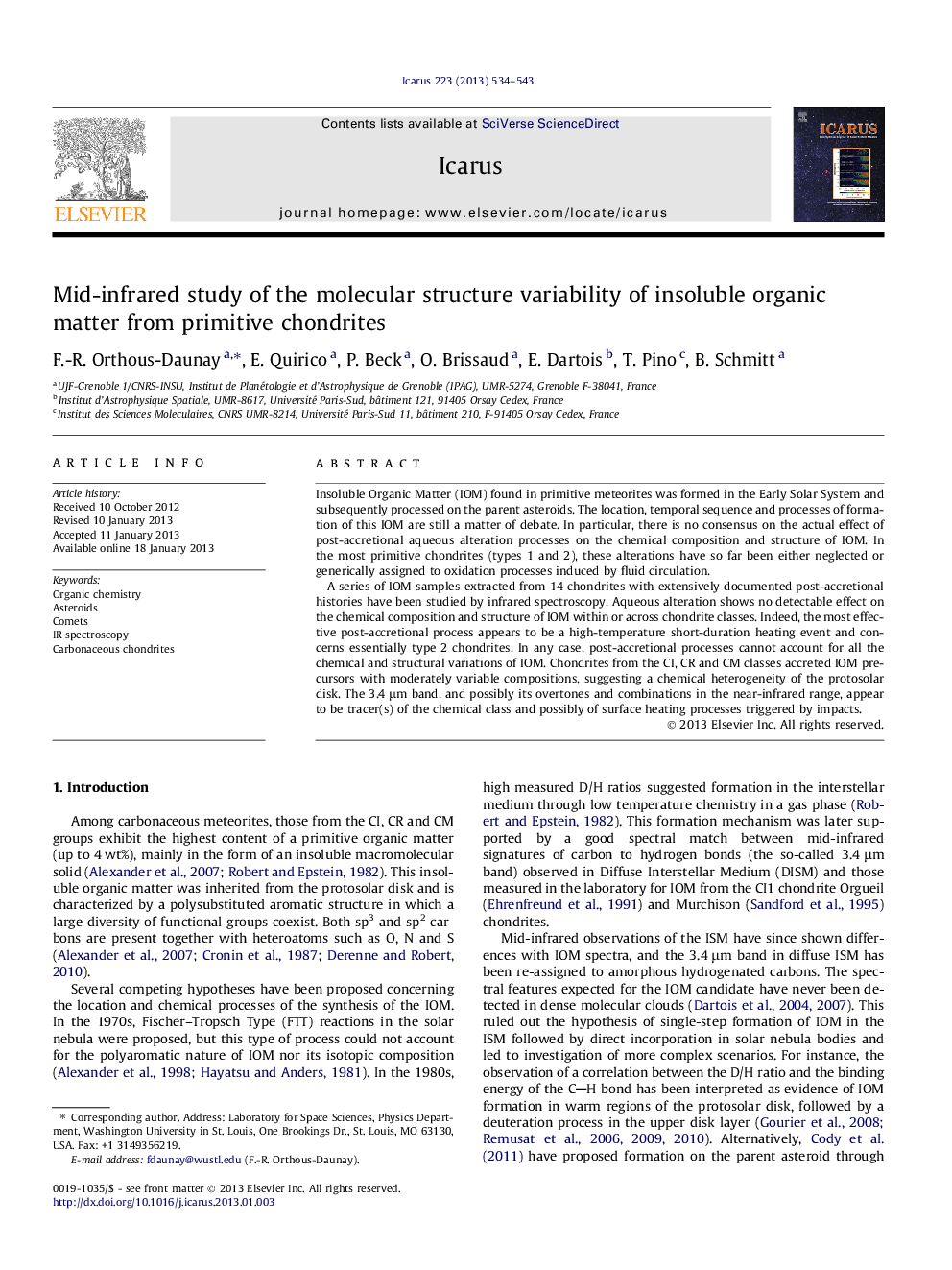 Mid-infrared study of the molecular structure variability of insoluble organic matter from primitive chondrites