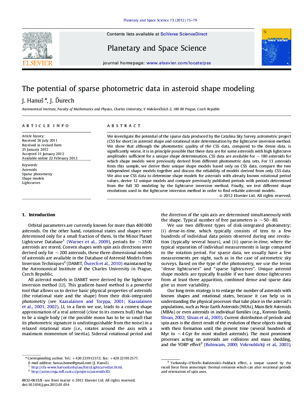 The potential of sparse photometric data in asteroid shape modeling
