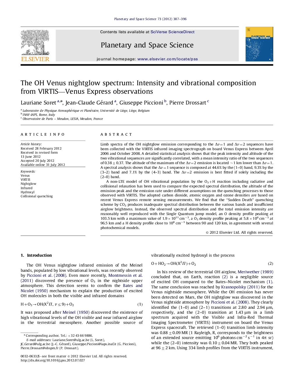 The OH Venus nightglow spectrum: Intensity and vibrational composition from VIRTIS-Venus Express observations