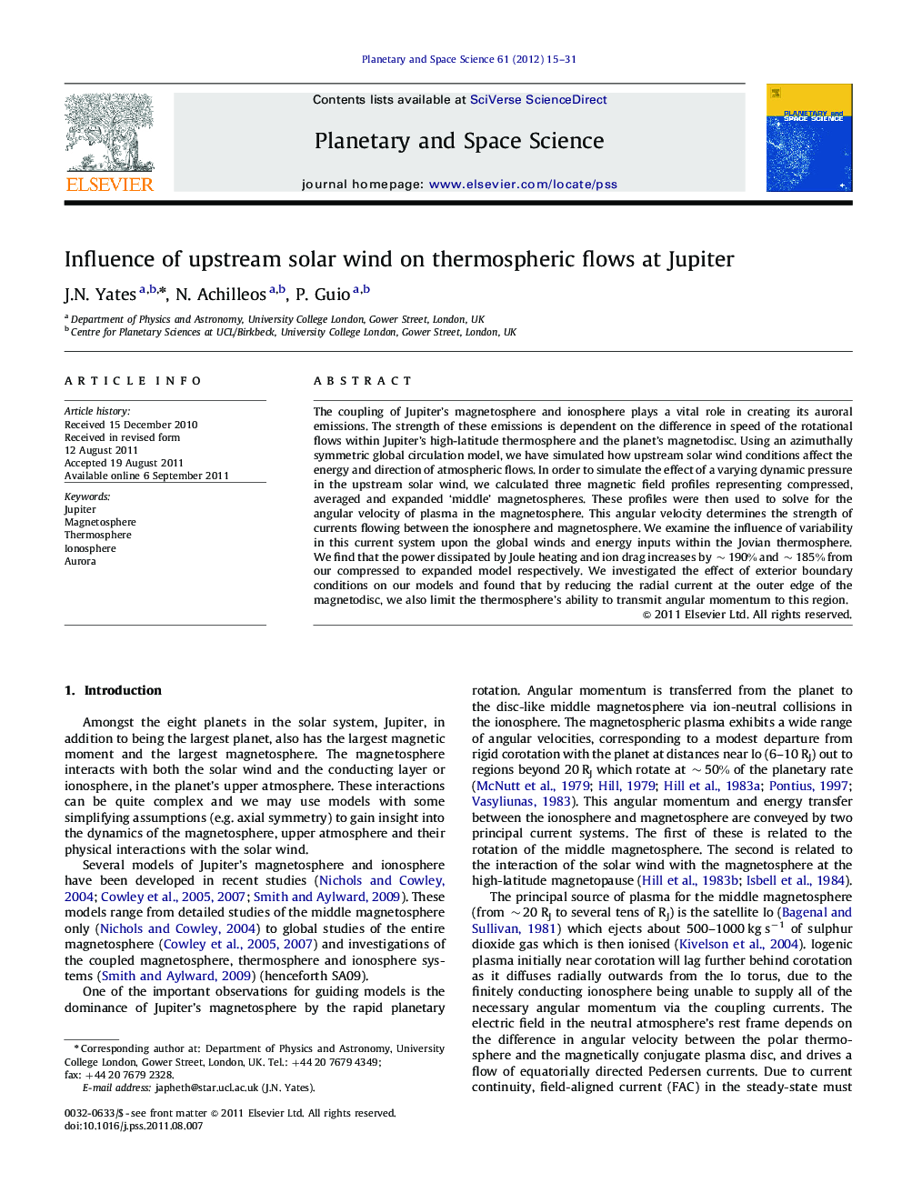 Influence of upstream solar wind on thermospheric flows at Jupiter