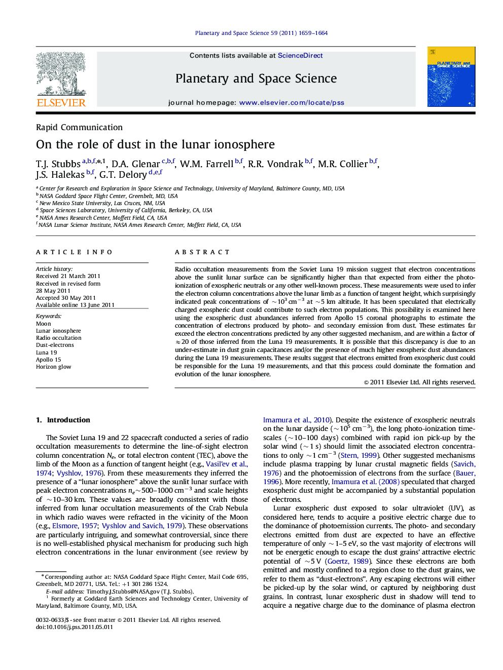 On the role of dust in the lunar ionosphere