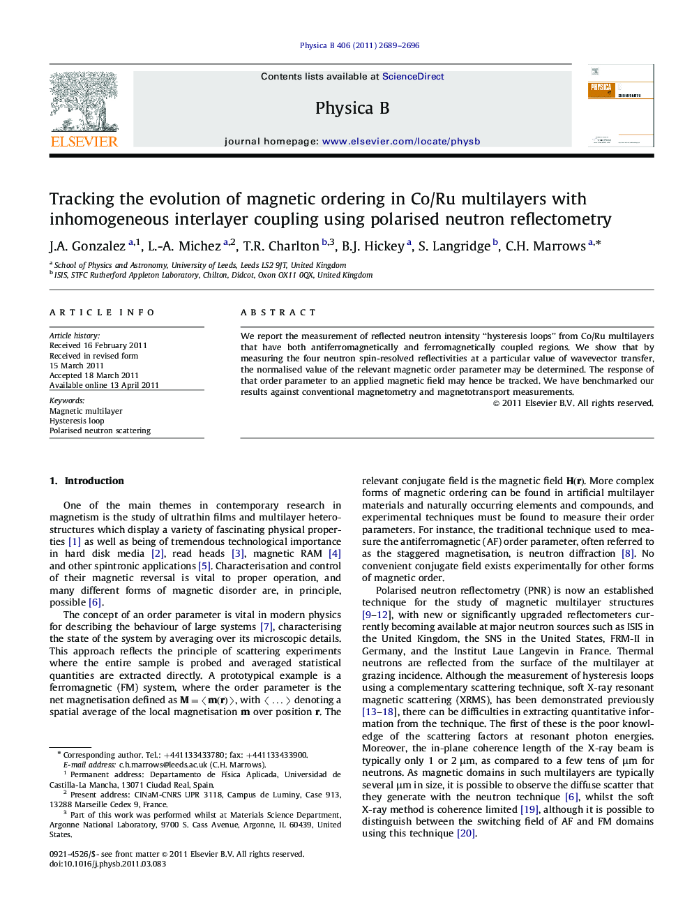 Tracking the evolution of magnetic ordering in Co/Ru multilayers with inhomogeneous interlayer coupling using polarised neutron reflectometry