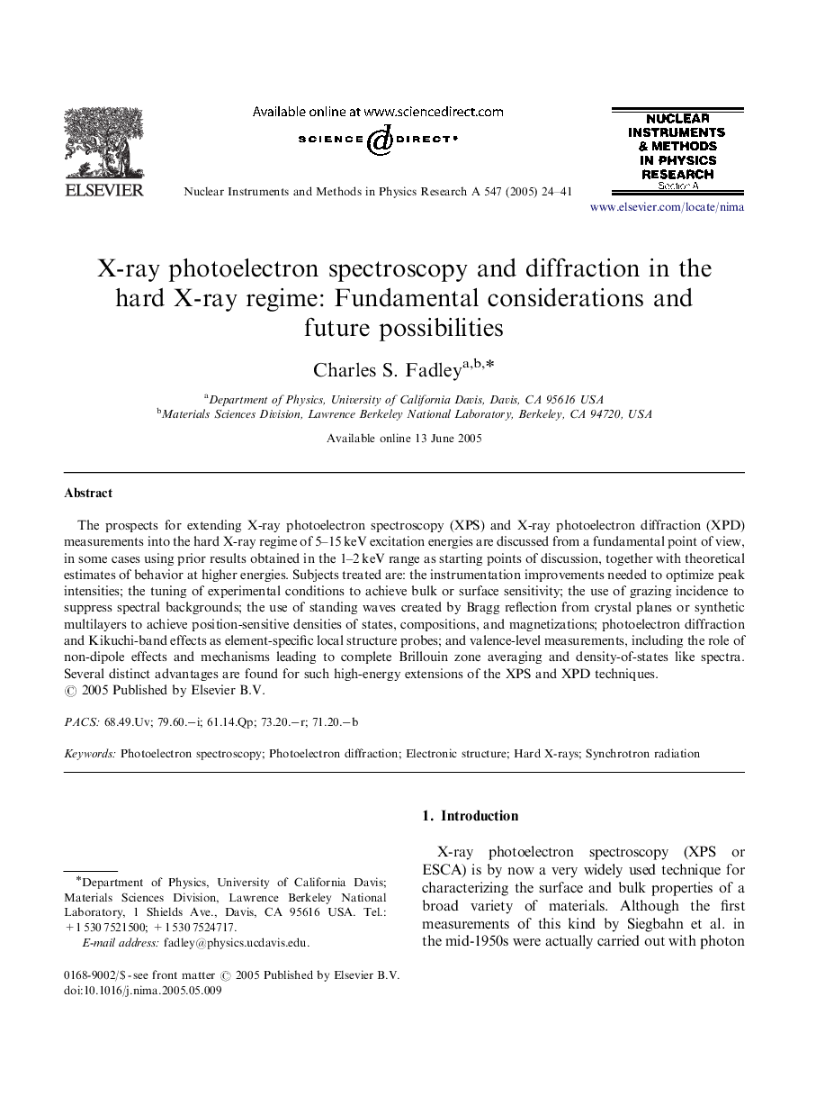 X-ray photoelectron spectroscopy and diffraction in the hard X-ray regime: Fundamental considerations and future possibilities