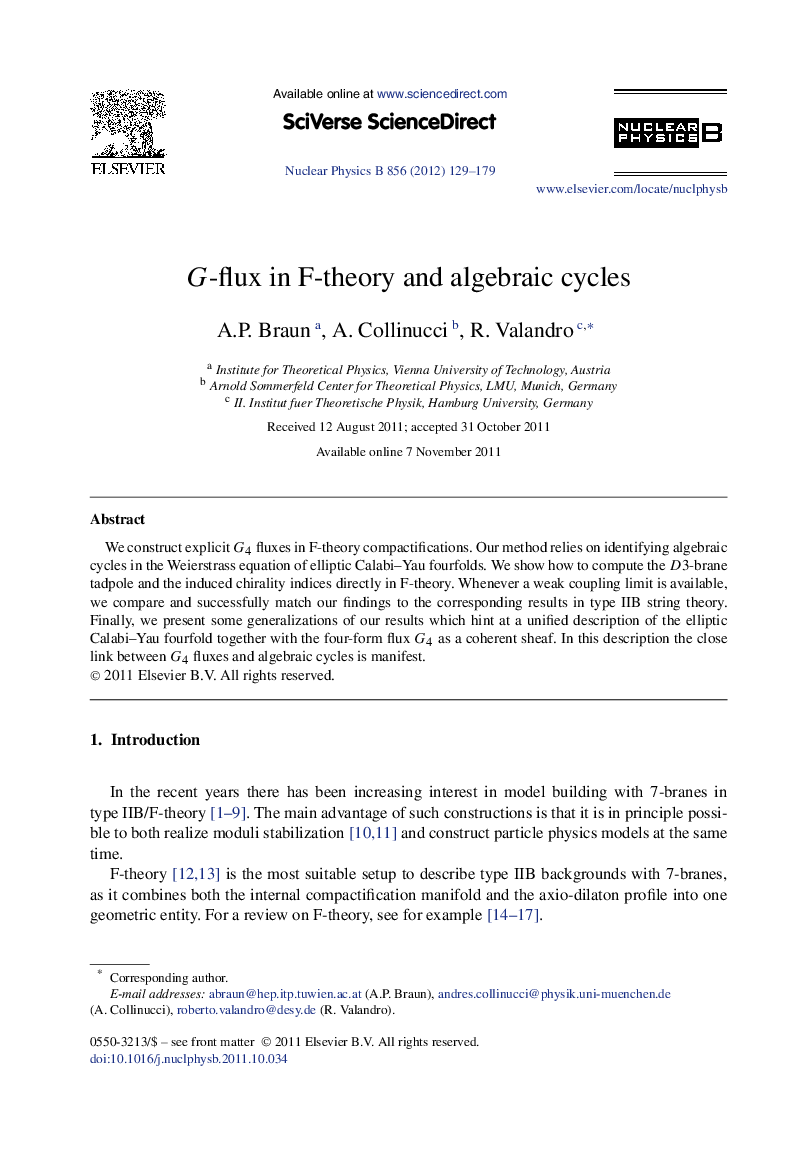 G-flux in F-theory and algebraic cycles