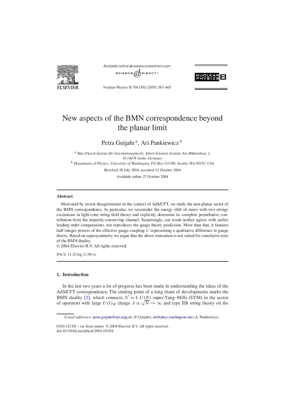 New aspects of the BMN correspondence beyond the planar limit