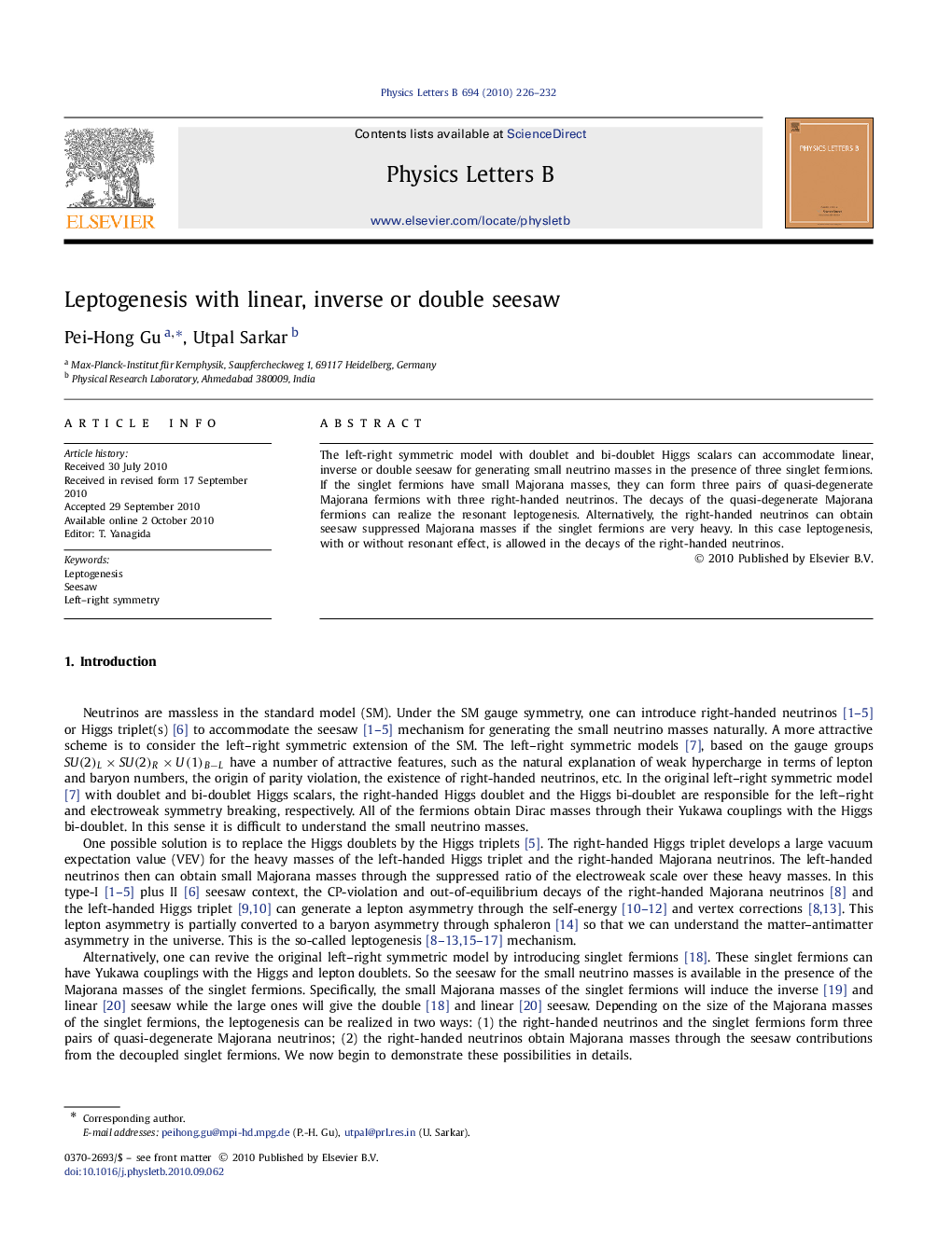 Leptogenesis with linear, inverse or double seesaw