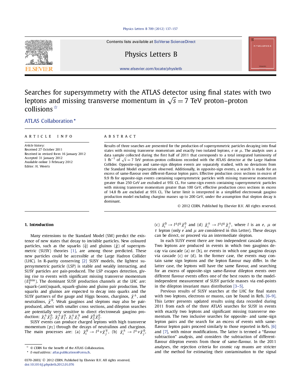 Searches for supersymmetry with the ATLAS detector using final states with two leptons and missing transverse momentum in s=7TeV proton-proton collisions