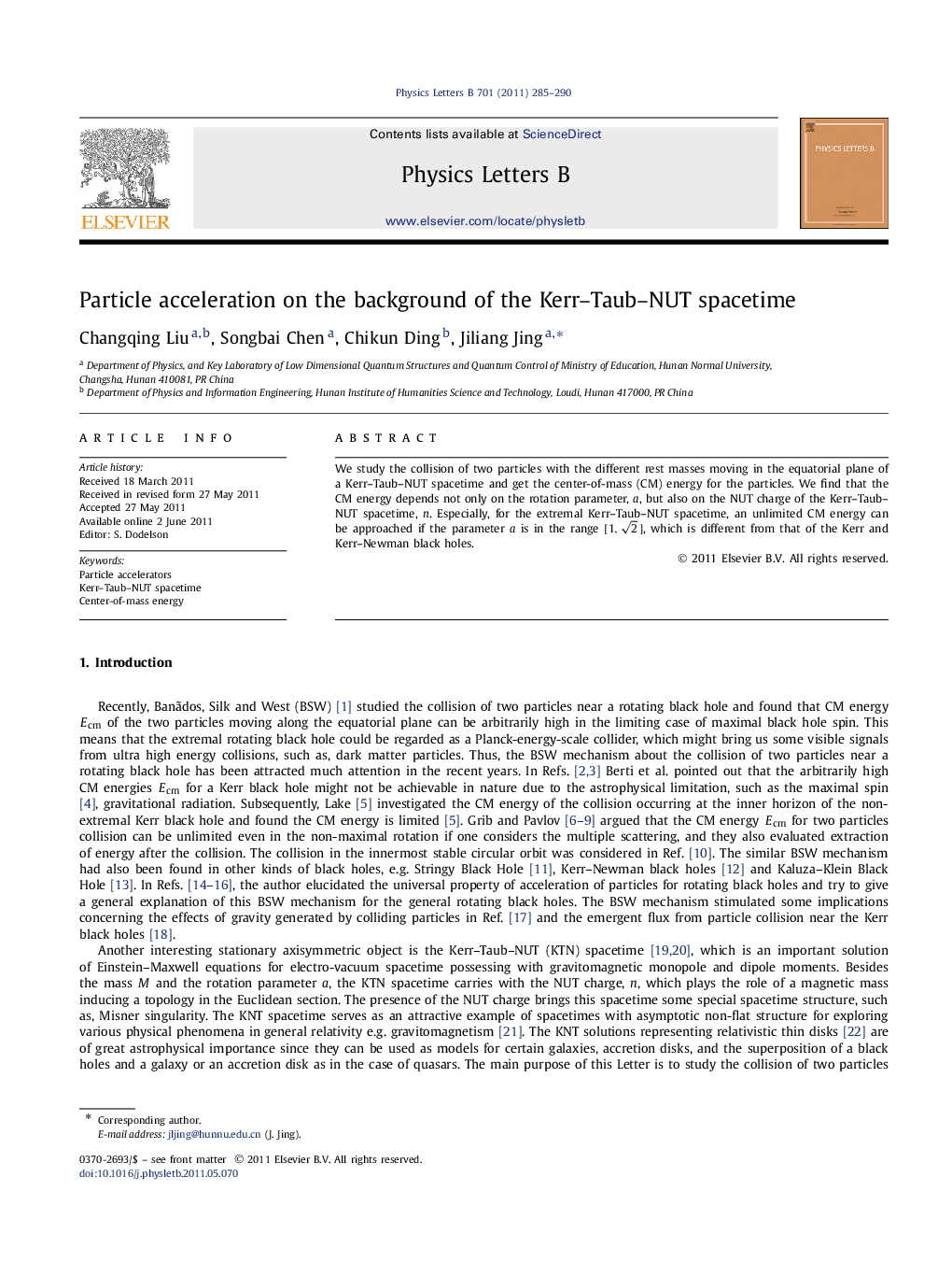 Particle acceleration on the background of the Kerr-Taub-NUT spacetime