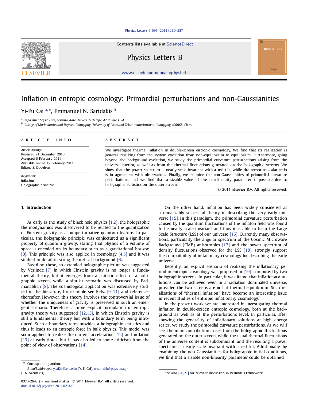 Inflation in entropic cosmology: Primordial perturbations and non-Gaussianities