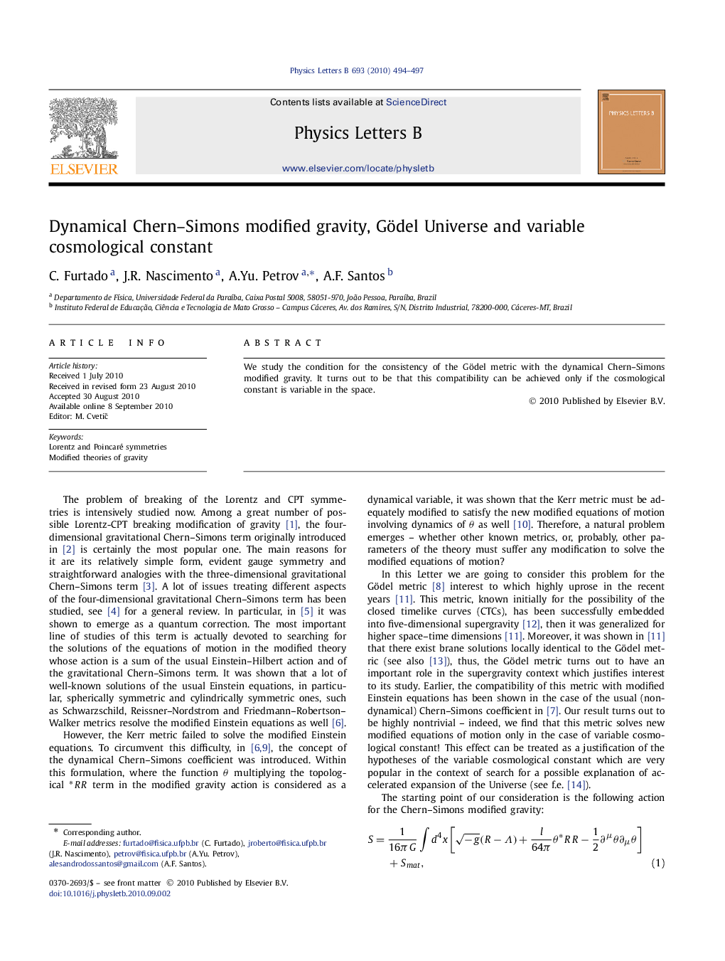 Dynamical Chern-Simons modified gravity, Gödel Universe and variable cosmological constant