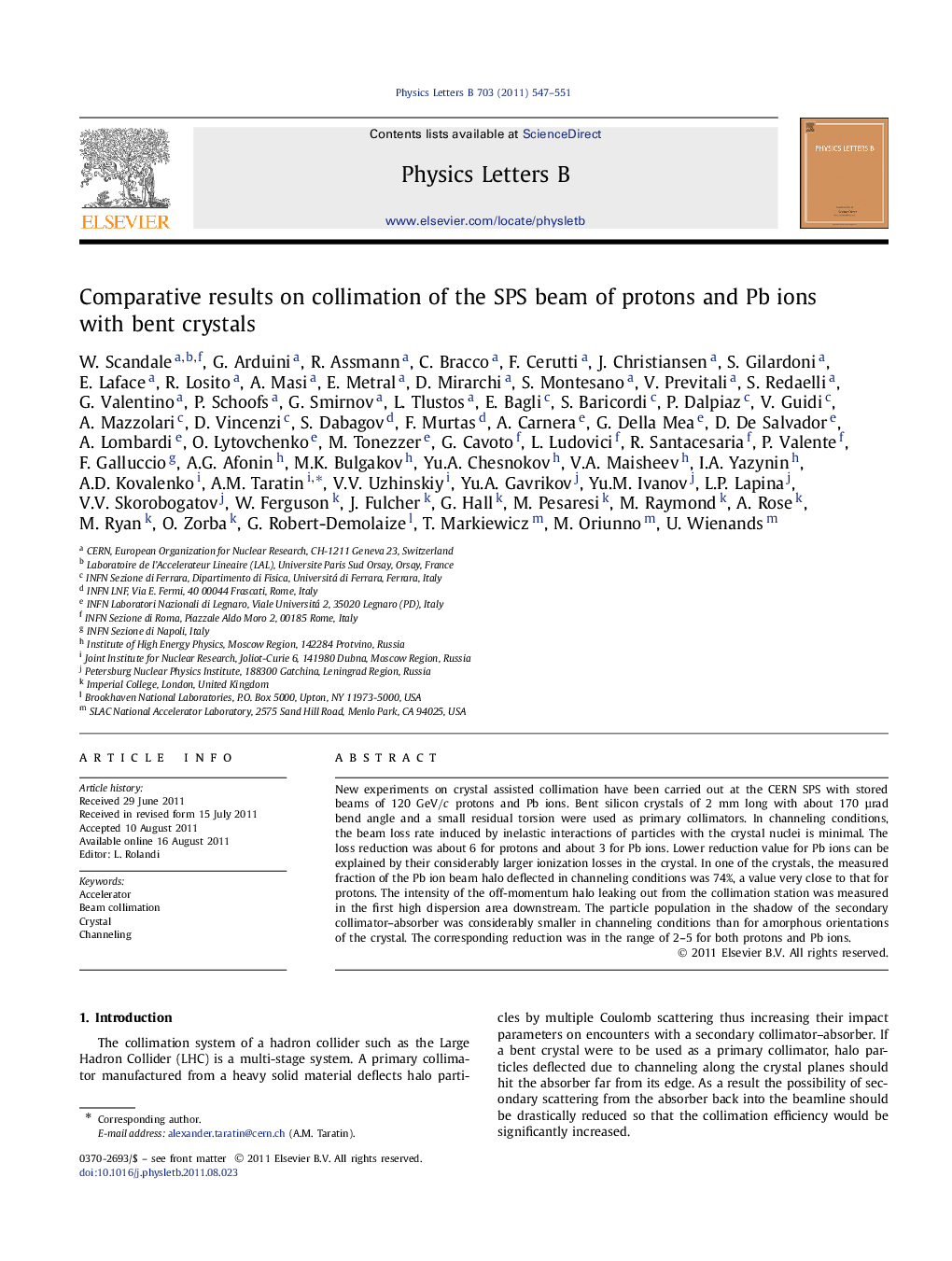 Comparative results on collimation of the SPS beam of protons and Pb ions with bent crystals