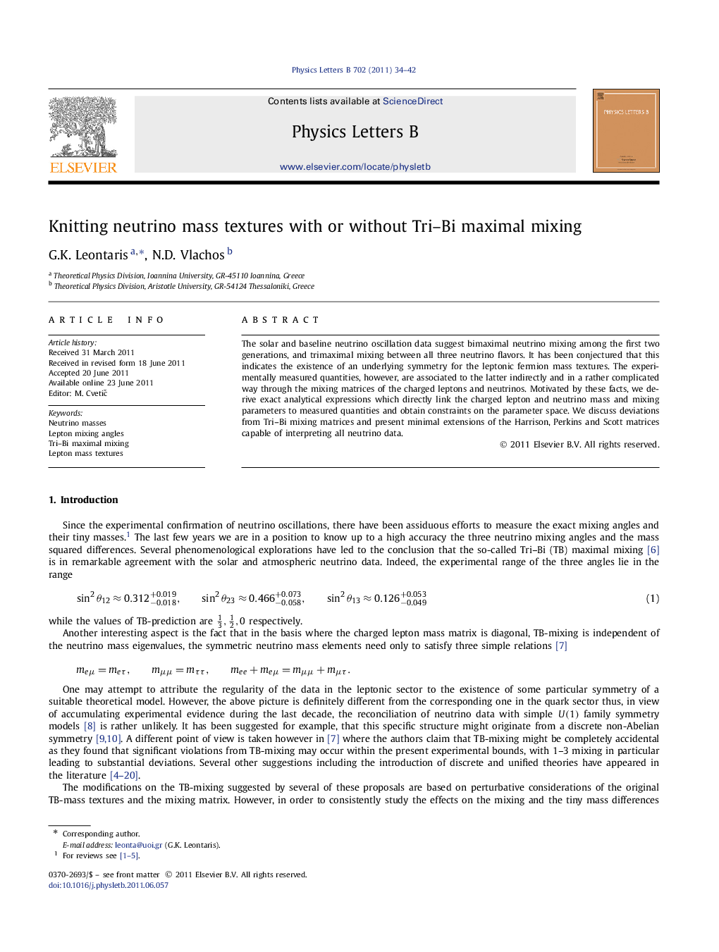 Knitting neutrino mass textures with or without Tri-Bi maximal mixing