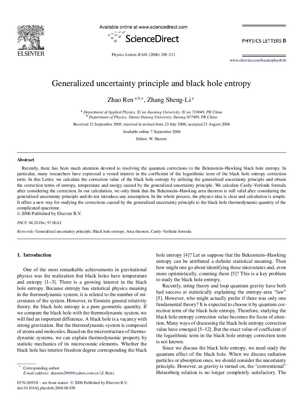 Generalized uncertainty principle and black hole entropy