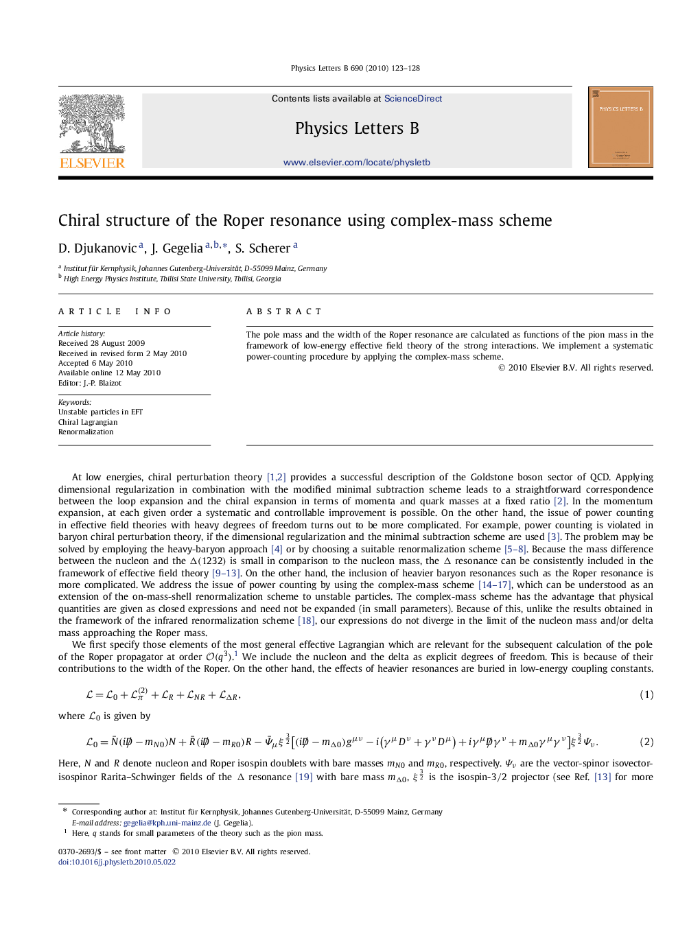 Chiral structure of the Roper resonance using complex-mass scheme