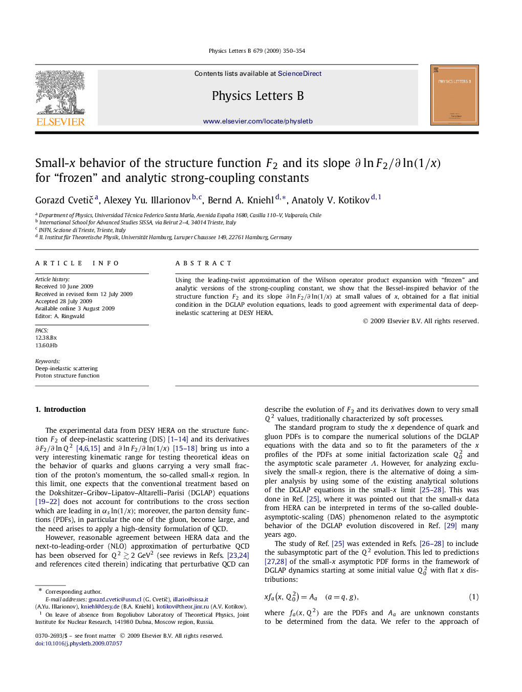 Small-x behavior of the structure function F2 and its slope âlnF2/âln(1/x) for “frozen” and analytic strong-coupling constants