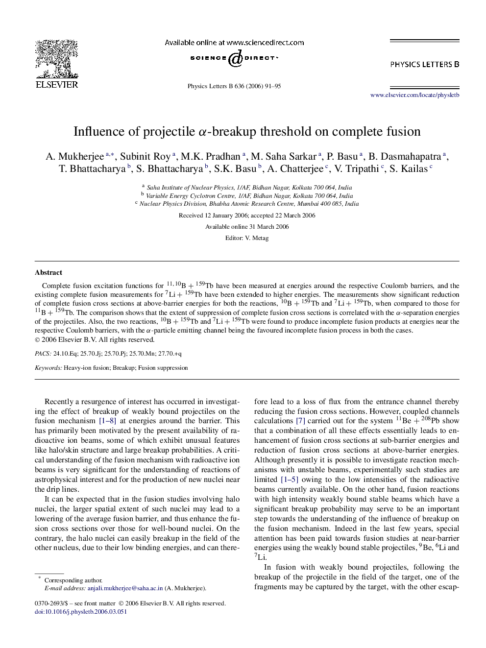 Influence of projectile Î±-breakup threshold on complete fusion