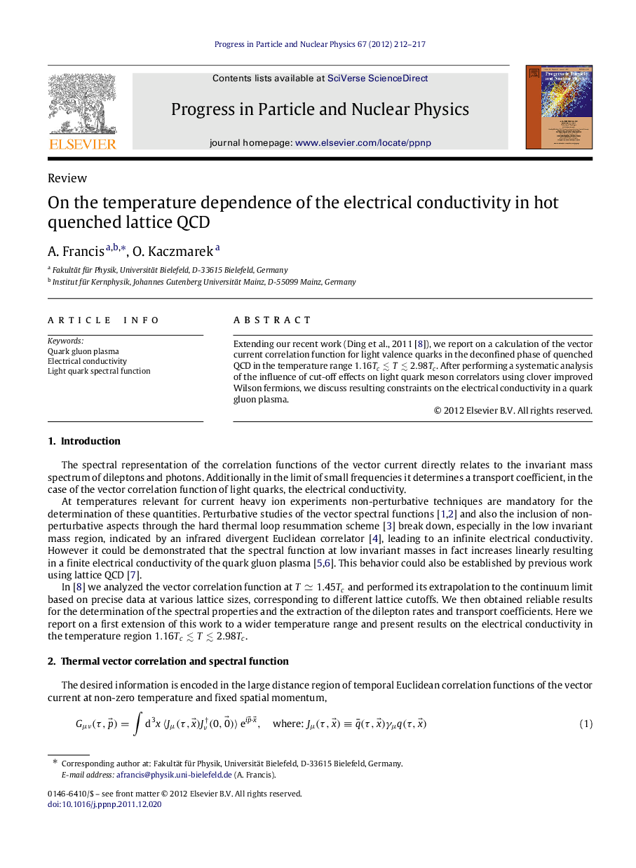 On the temperature dependence of the electrical conductivity in hot quenched lattice QCD