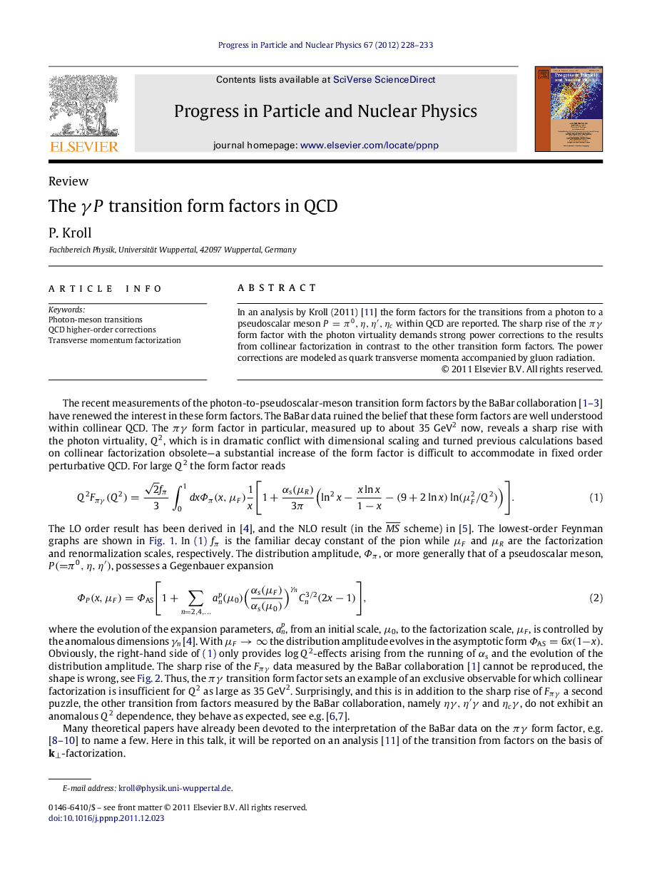 The Î³P transition form factors in QCD