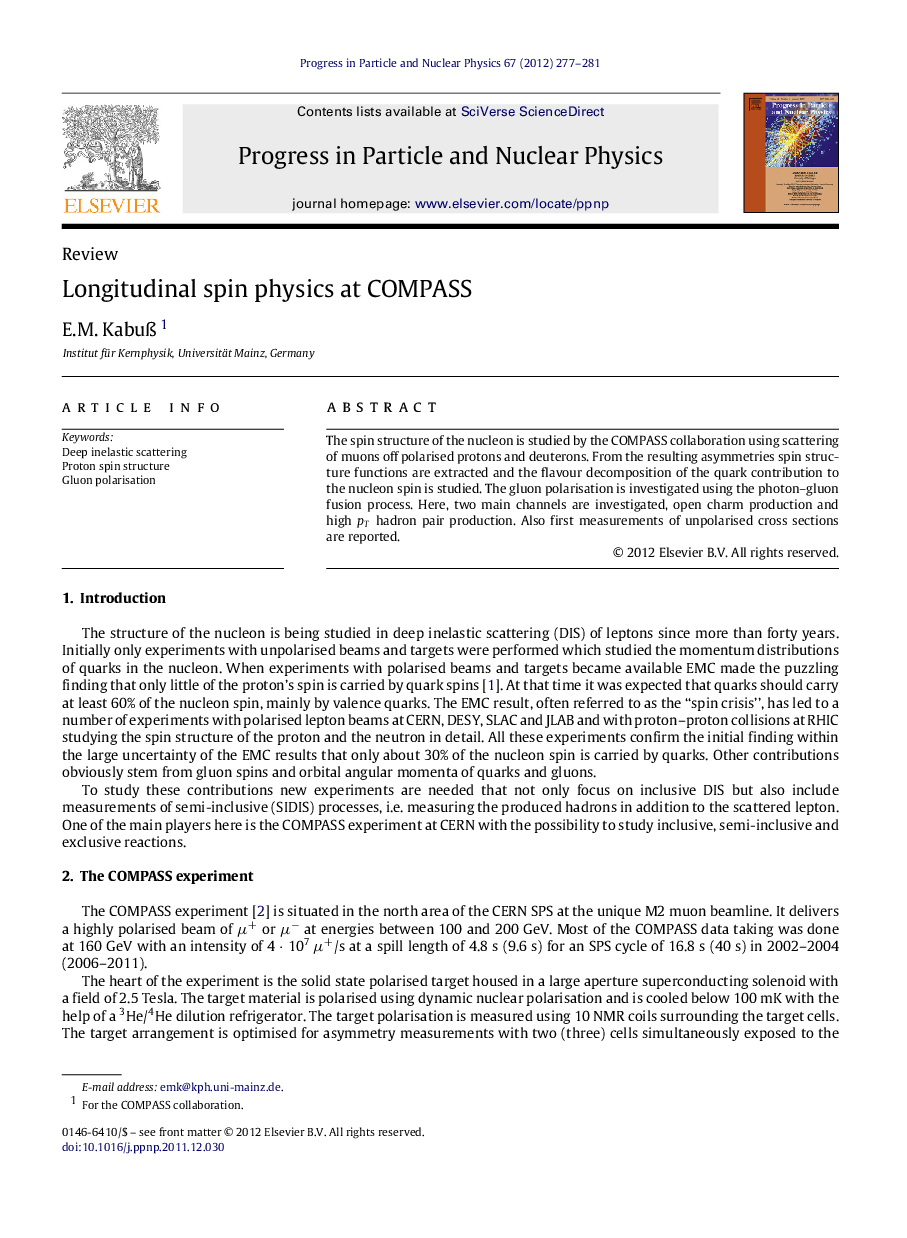 Longitudinal spin physics at COMPASS