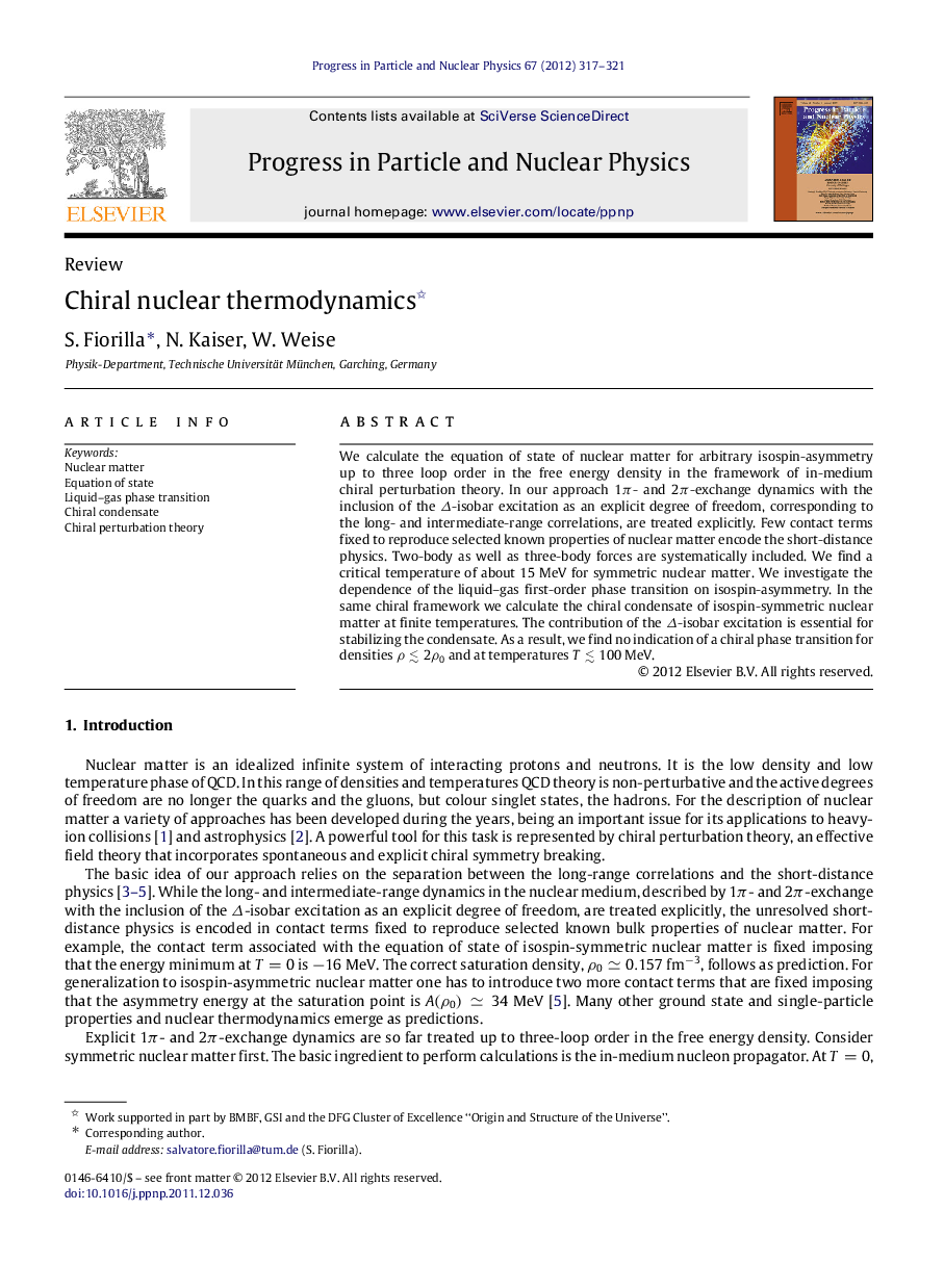 Chiral nuclear thermodynamics