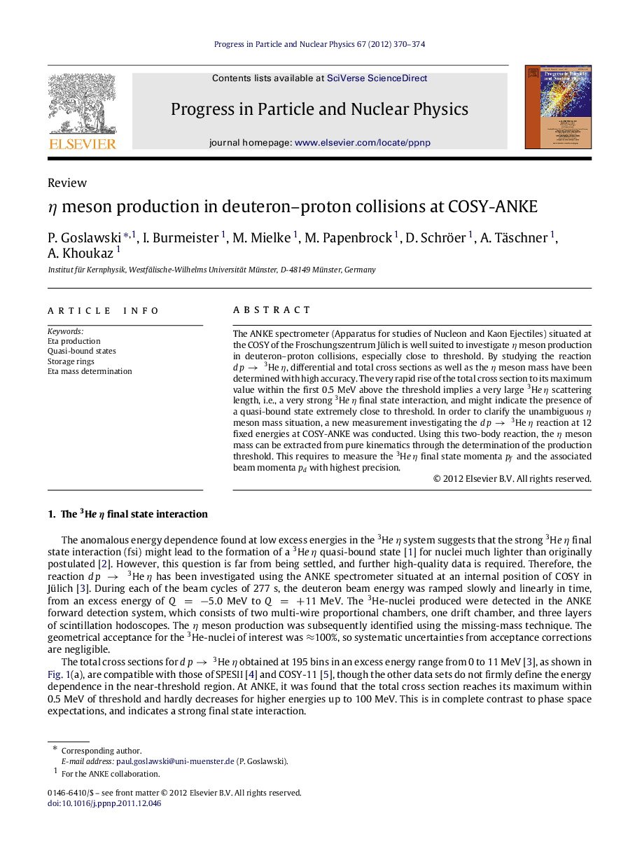 Î· meson production in deuteron-proton collisions at COSY-ANKE