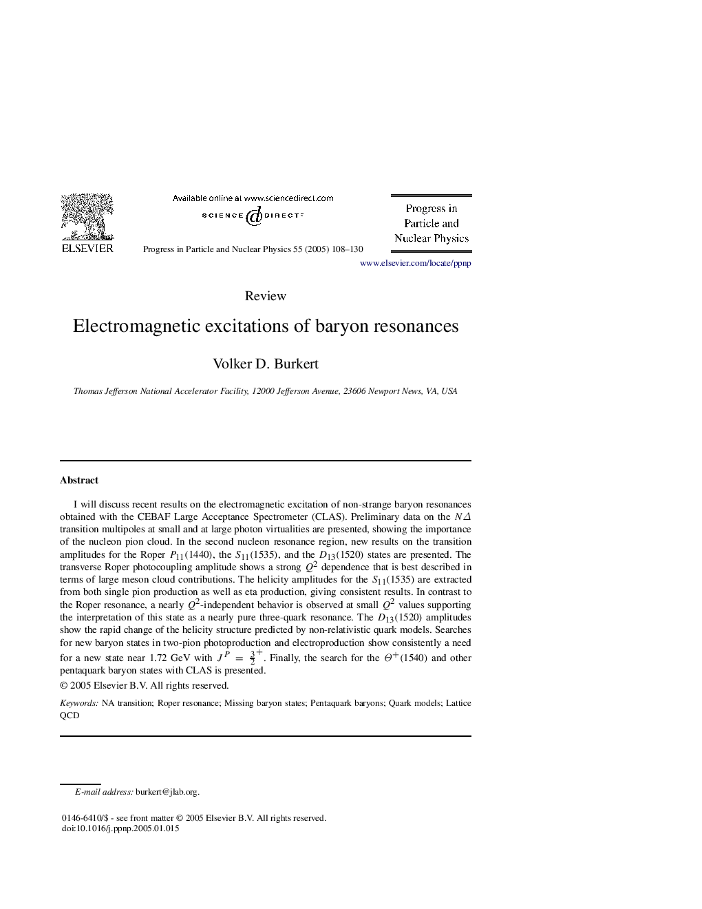 Electromagnetic excitations of baryon resonances